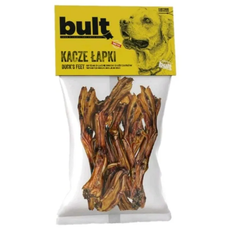 Suņu uzkodas Bult Duck feet Pīle 100 g