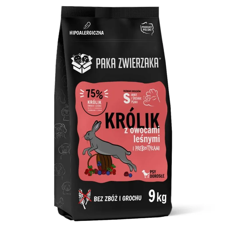 Pašarai Paka Zwierzaka Rabbit with forest fruits S Triušis 9 kg