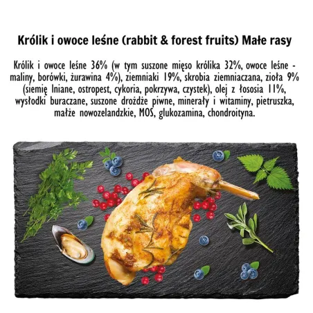 Fodder Paka Zwierzaka Rabbit with forest fruits S Rabbit 9 kg