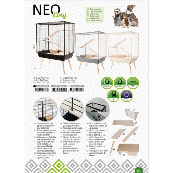 Cage Zolux                                 78 cm Wood Metal/Plastic (1 Piece)