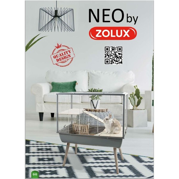 Häkki Zolux                                 78 cm Puu Metalli/Muovinen (1 Kappaletta)