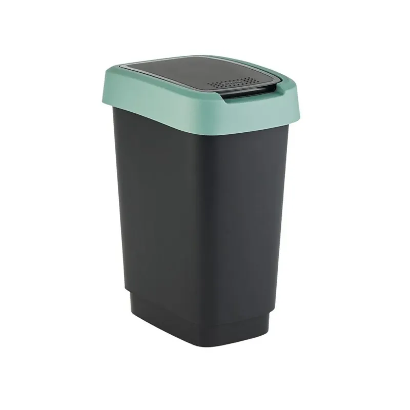 Atkritumu tvertne Rotho Twist Green Zaļš Plastmasa 10 L