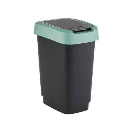 Waste bin Rotho Twist Green Green Plastic 10 L