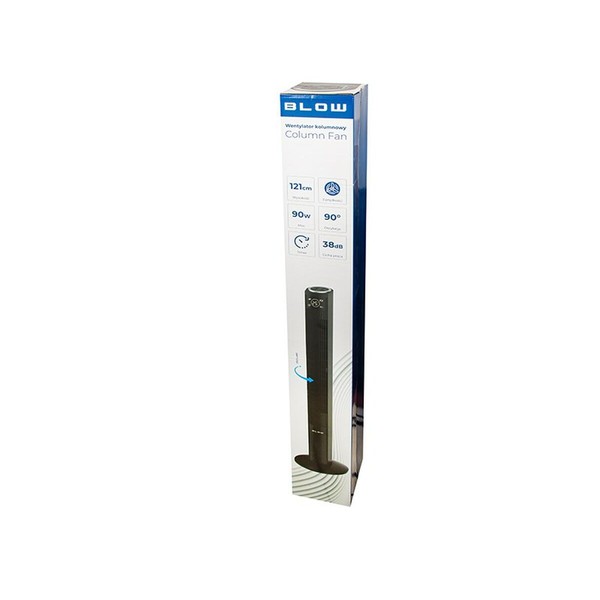 Stalinis ventiliatorius Blow 44-654# Juoda 90 W