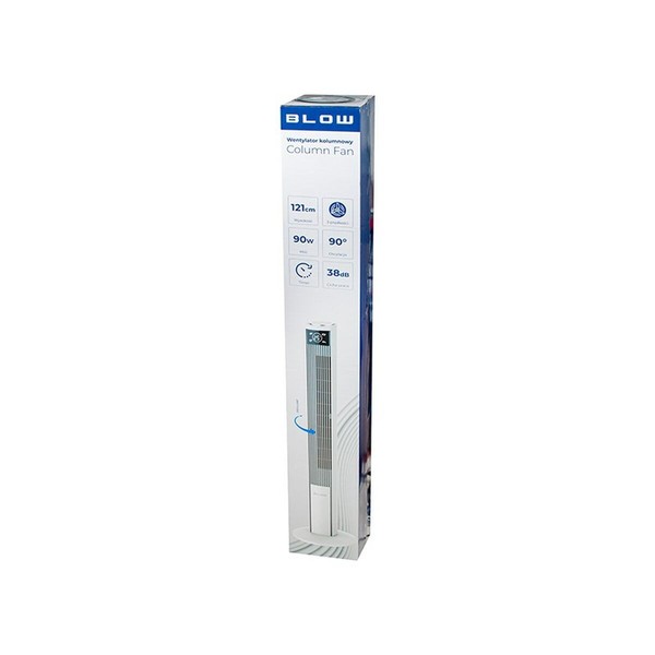 Stalinis ventiliatorius Blow 44-653# Juoda 90 W