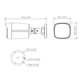 Видеокамера наблюдения Dahua IPC-HFW1239TL1-A-IL-0280B