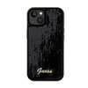 Guess Sequin Script Metal - Case for iPhone 14 (black)