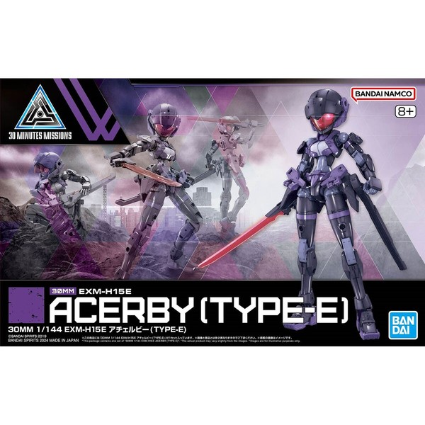 Kolekcionējamas figūras Bandai EXM-H15E ACERBY [TYPE-E] Plastmasa Animāciju un anime (Japāņu animācija)