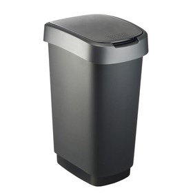 Rūšiavimo šiukšlių dėžė Rotho Twist Silver Sidabras Plastmasinis 50 L