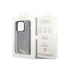 Guess Sequin Script Metal - Case for iPhone 14 Pro (Silver)