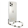 Guess White Pearl Strap - Case iPhone 12 Pro Max (Clear)
