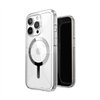 Speck Gemshell Grip + MagSafe - Case for iPhone 15 Pro (Clear / Chrome Finish)