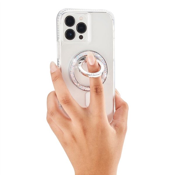 Case-Mate Magnetic Ring Stand - MagSafe finger grip with stand function (Twinkle Diamond)