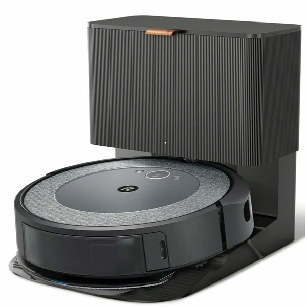 iRobot robotti-imuri Roomba i557840 ääniohjaus pyöreä musta harmaa Kunnostettu A+