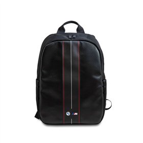 BMW Carbon Red Stripes - Backpack for 16" notebook (black)