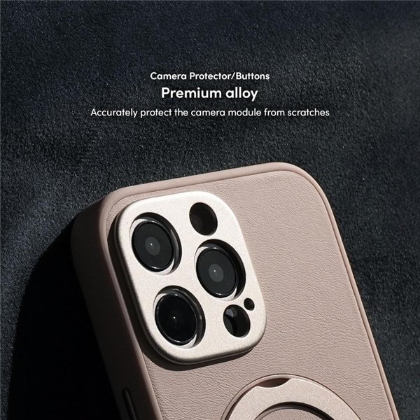 Moshi Kameleon MagSafe - Case for iPhone 16 Pro Max with Stand Function (Shell Pink)