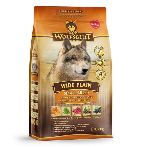 Pašarai Wolfsblut Suaugęs Mėsa Arklys 7,5 kg