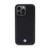 BMW Leather Diamond Pattern - Case for iPhone 15 Pro (Black)