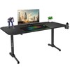 Galds Gaming Huzaro HZ-Hero 4.7 Melns Koks MDF 160 x 75 cm