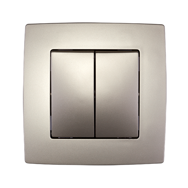 Городской переключатель штор, цвет шампанского. Металлический.