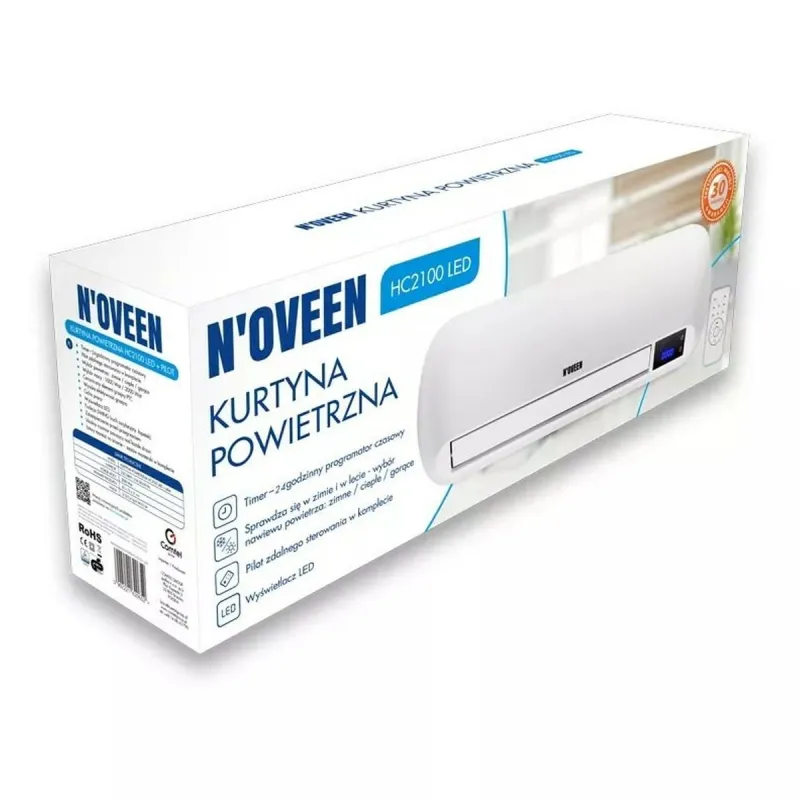 Electric Convection Heater N'oveen HC2100 White 2000 W