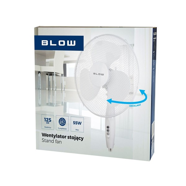Pastatomas ventiliatorius Blow 44-064# Balta 110 W