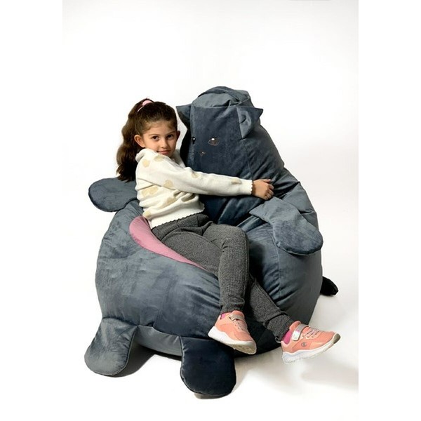 Fotelis GO GIFT Pilka Oxford Katė 105 x 80 cm