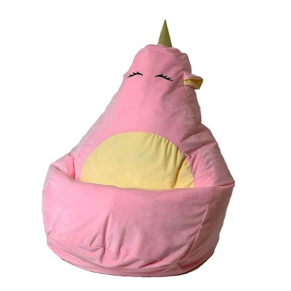 Pouffe GO GIFT Pink Oxford 105 x 80 cm