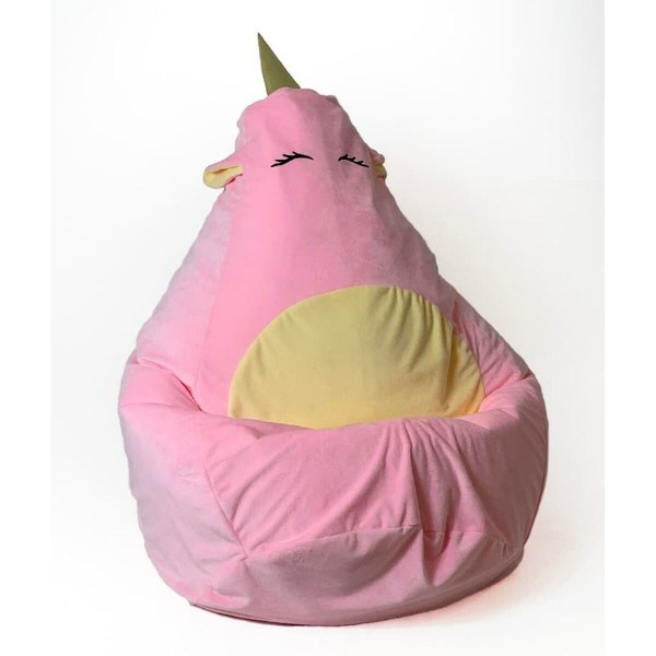 Pouffe GO GIFT Pink Oxford 130 x 90 cm