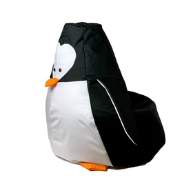 Pehmustettu istuin GO GIFT Valkoinen Musta Oxford Pingviini 105 x 80 cm