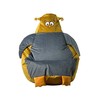 Pufs GO GIFT Zelts Pelēks Samts 130 x 90 cm