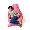 Pehmustettu istuin GO GIFT Pinkki Oxford Kissa 105 x 80 cm