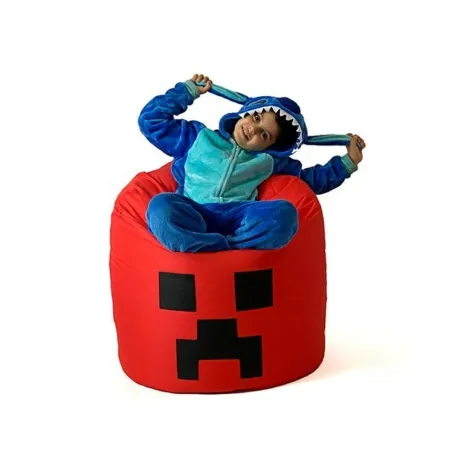 Pehmustettu istuin GO GIFT Punainen Oxford minecraft