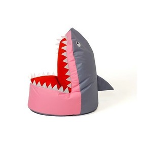 Pouffe GO GIFT Grey Pink Oxford