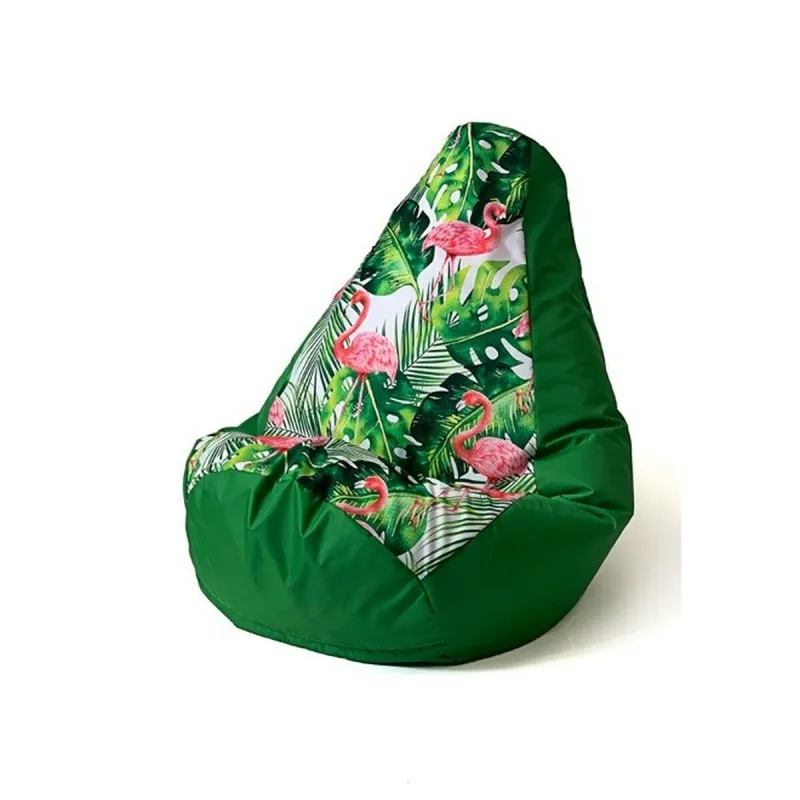 Pouffe GO GIFT Green 105 x 80 cm Pear