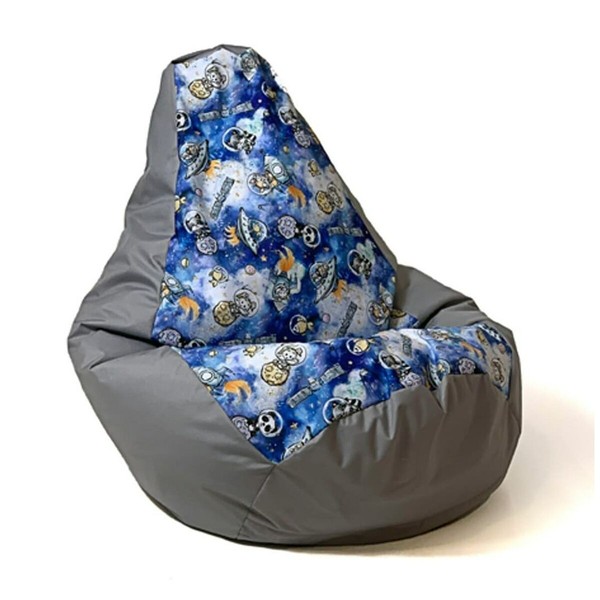Пуф GO GIFT Серый 140 x 100 cm Груша