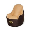 Pouffe GO GIFT Beige Bronze Oxford tejido antidesgarros