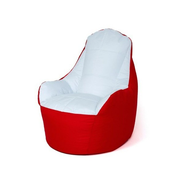 Fotelis GO GIFT Balta Raudona Oxford tejido antidesgarros