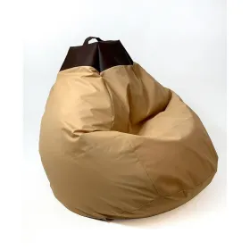 Fotelis GO GIFT Kreminė Bronzinis Oxford 140 x 100 cm