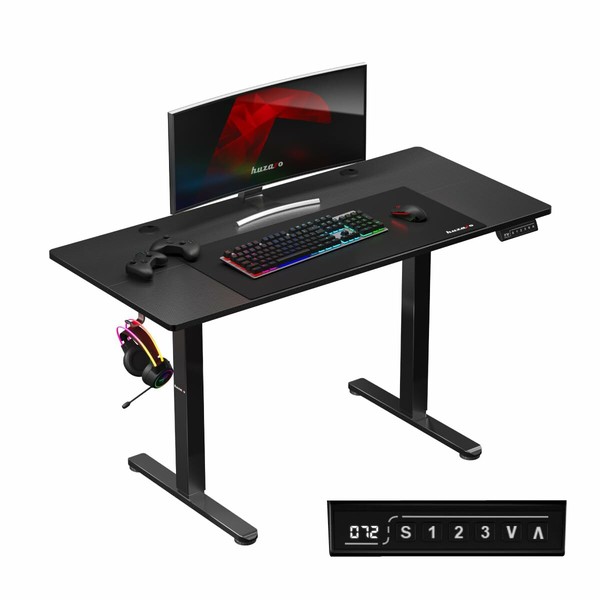 Rašomasis stalas Huzaro HZ-Hero 8.2 Black Juoda