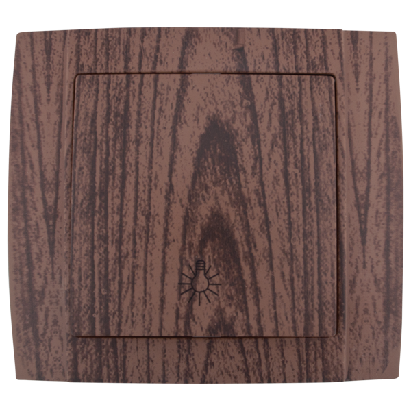 SR-2514 PUSH LIGHT BUTTON WENGE