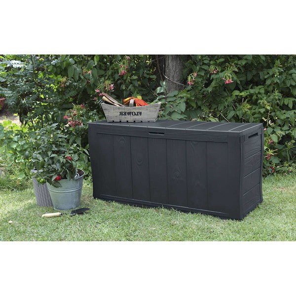 Storage Box Keter 230415 Graphite 270 L Plastic