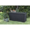 Storage Box Keter 230415 Graphite 270 L Plastic