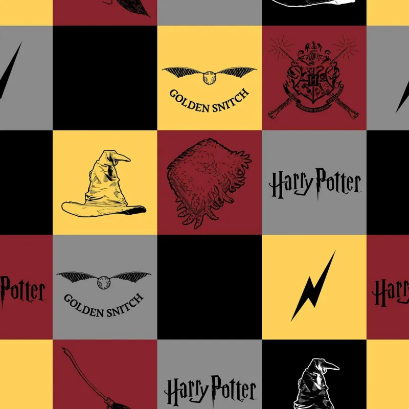 Duvet cover set Harry Potter Hogwarts Multicolour Small double 200 x 200 cm