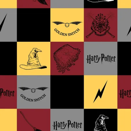 Duvet cover set Harry Potter Hogwarts Multicolour Small double 200 x 200 cm