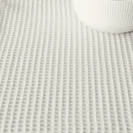 Table Runner Belum Waffle Cream Natural 45 x 140 cm
