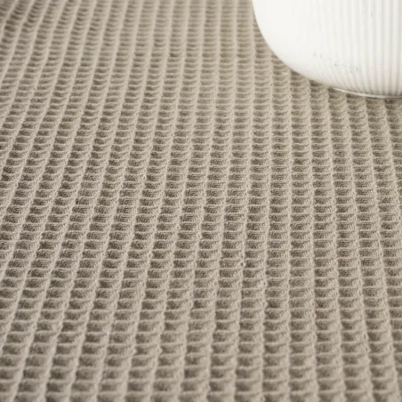 Table Runner Belum Waffle Walnut 45 x 140 cm