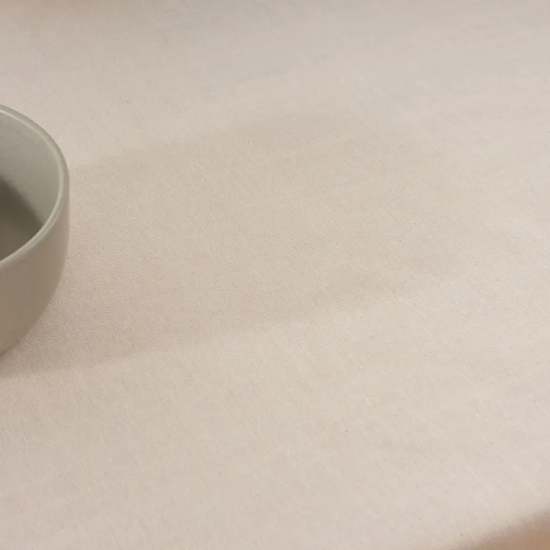 Stain-proof resined tablecloth Belum Liso Beige 150 x 150 cm
