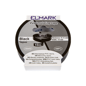 INSULATING TAPE 10mx19mm BLACK