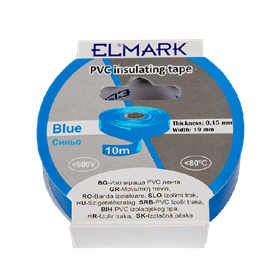 INSULATING TAPE 10mx19mm BLUE
